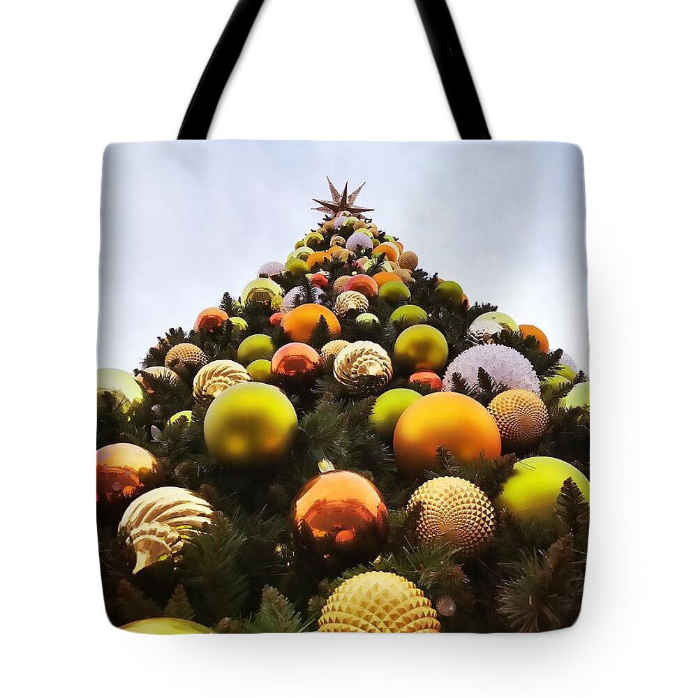 Christmas Tote Bag featuring the photograph O Christmas Tree by Chris Montcalmo