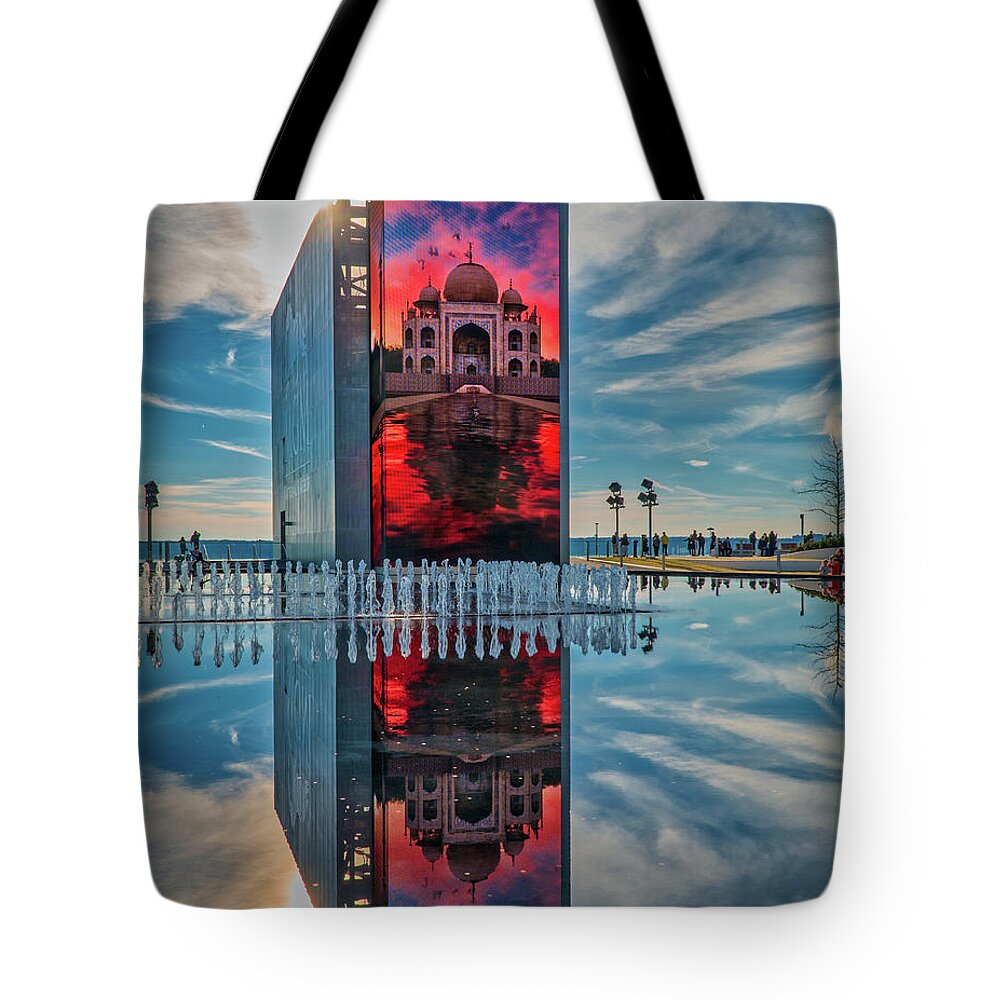 Mgm Tote Bag featuring the photograph Oasis by Izet Kapetanovic