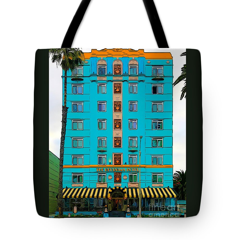 500 Views Tote Bag featuring the photograph Ocean Avenue by Jenny Revitz Soper