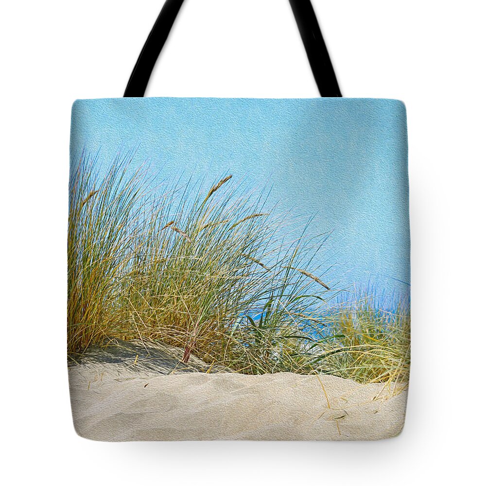 Bonnie Follett Tote Bag featuring the photograph Ocean Beach Dunes by Bonnie Follett