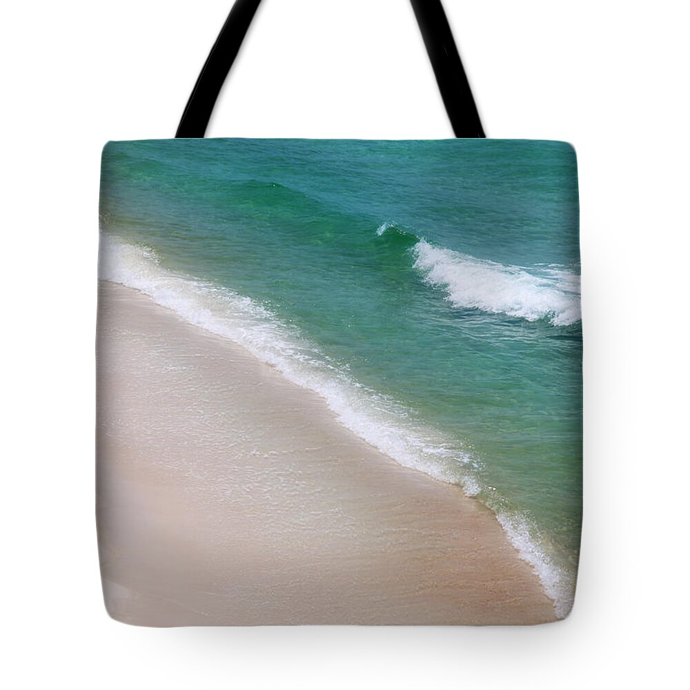 Beach Tote Bag featuring the photograph Ocean Movement by Toni Hopper