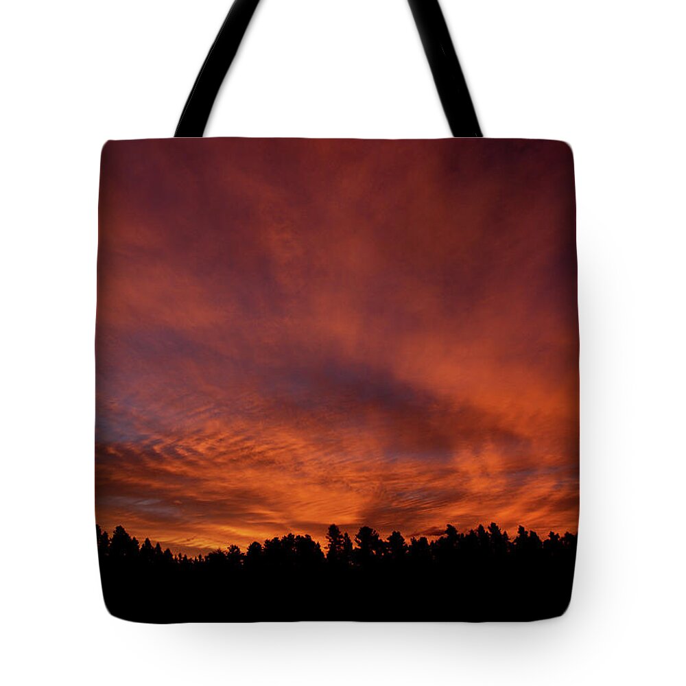 Colorado Tote Bag featuring the photograph Ocean of Fire by Kristin Davidson