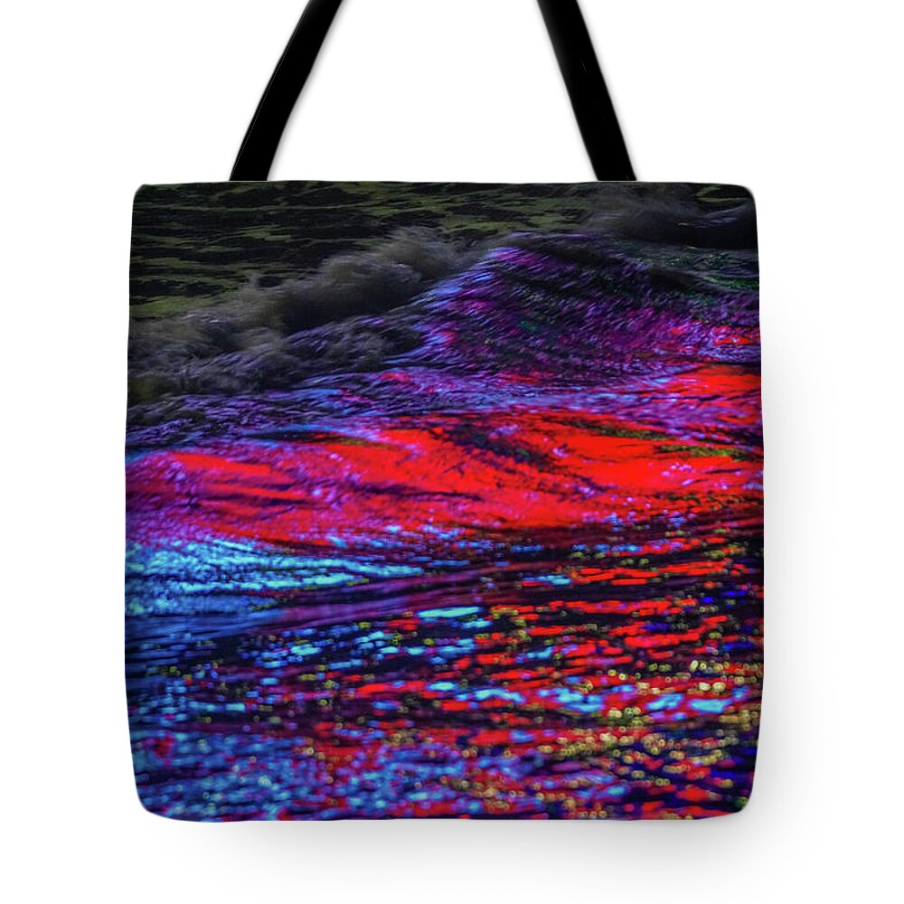 Oceans 2 Tote Bag featuring the photograph Oceans 2 by Kenneth James