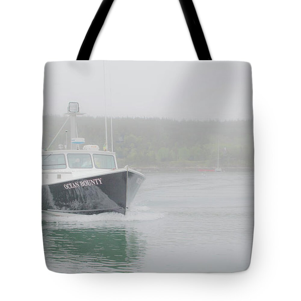 Maine Tote Bag featuring the photograph Ocean's Bounty by Holly Ross