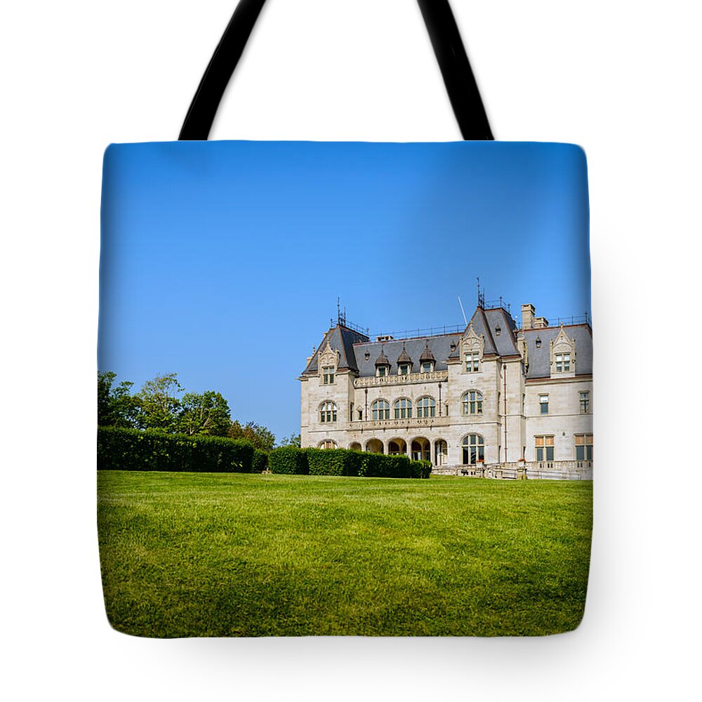 1892 Tote Bag featuring the photograph Ochre Court by Michael Scott