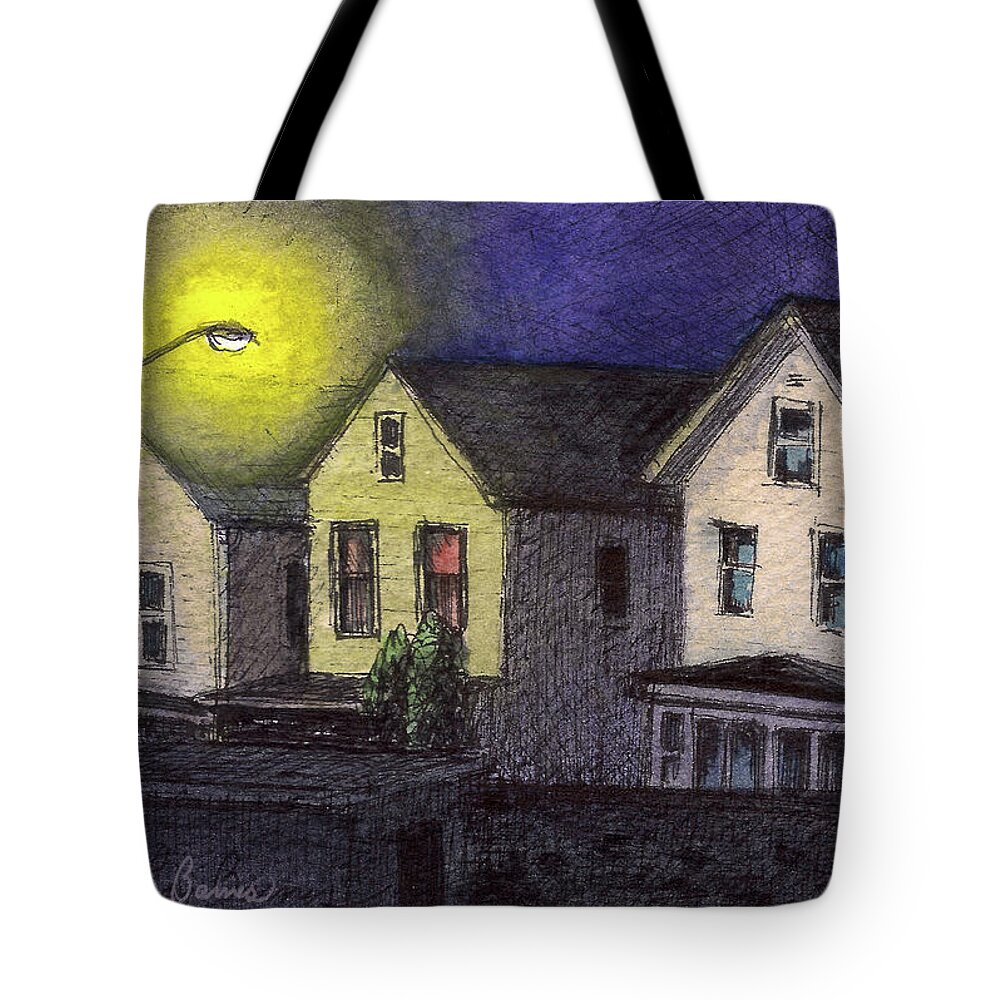 Nocturne Tote Bag featuring the painting Ode to Joe by Arthur Barnes