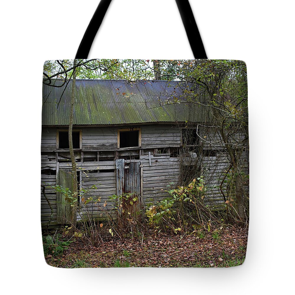Scenic Tote Bag featuring the photograph Of Days Gone By by Skip Willits