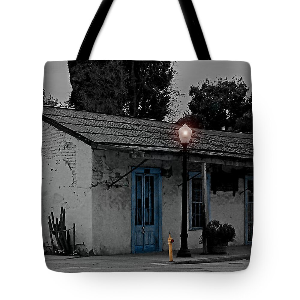 Black And White With Selected Color Tote Bag featuring the photograph Of Old by Barbara R MacPhail