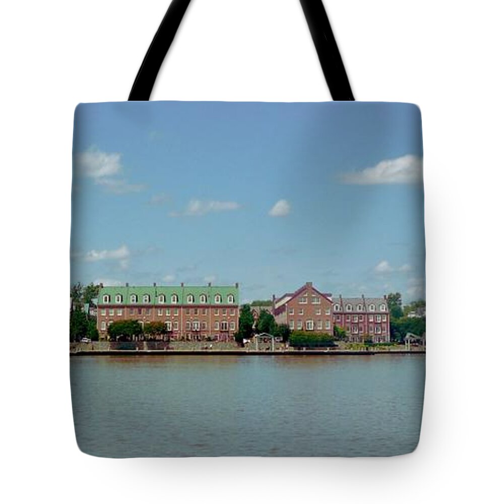  Old Alexandria Tote Bag featuring the photograph Old Alexandria VA by Margie Avellino