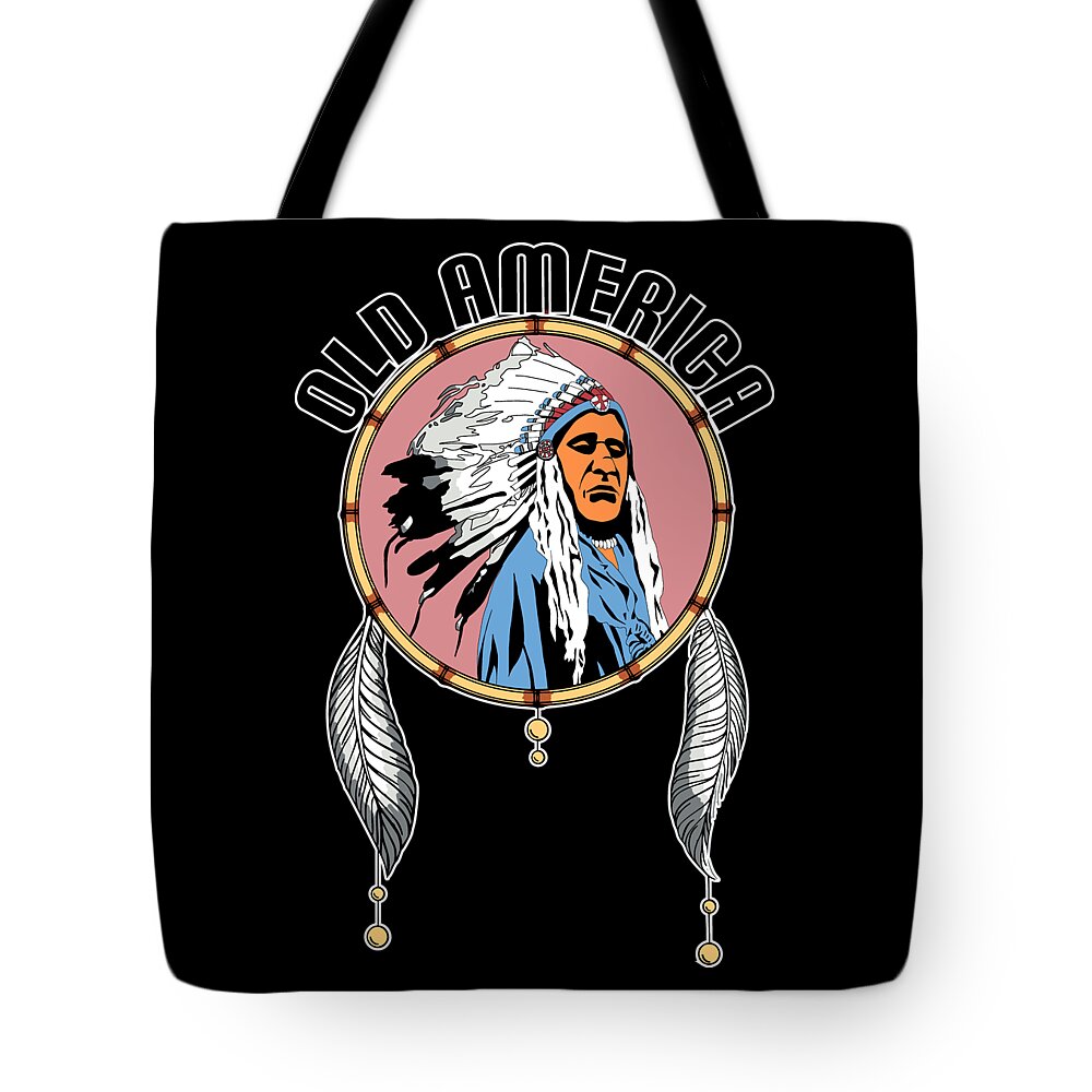 Old-america Tote Bag featuring the digital art Old Amercia by Piotr Dulski