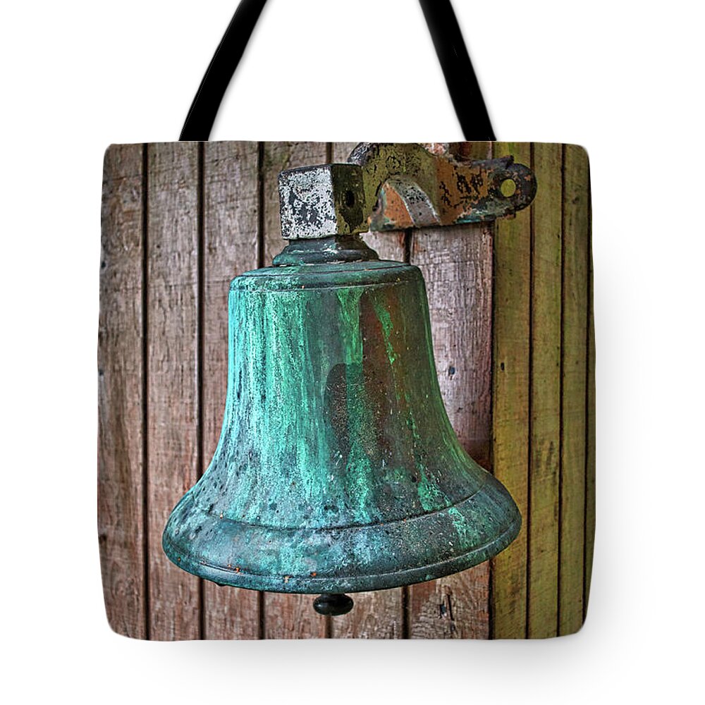 Bell Tote Bag featuring the photograph Old Church Bell by Cathy Mahnke