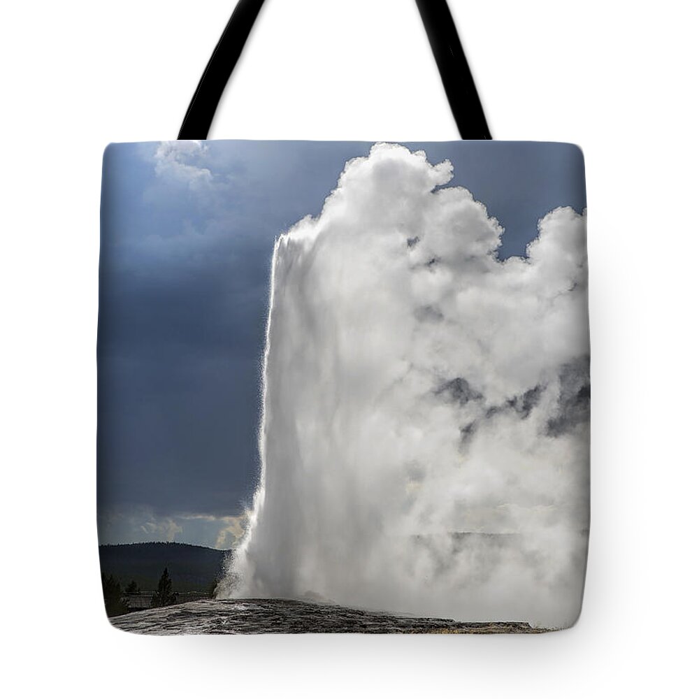 Old Faithful Tote Bag featuring the photograph Old Faithful by Deborah Penland