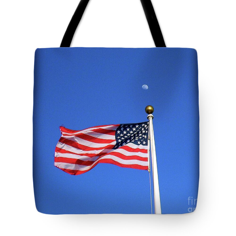 Flag Tote Bag featuring the photograph Old Glory by CAC Graphics