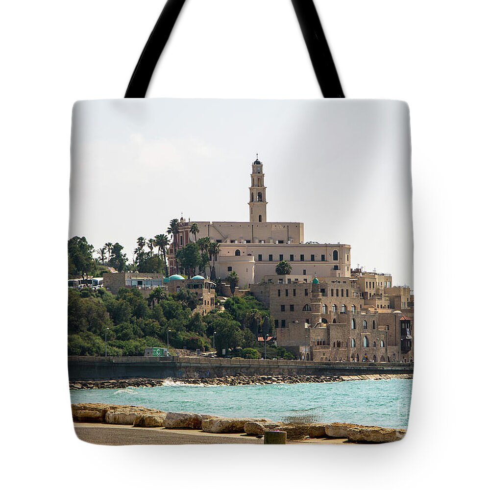Sea Tote Bag featuring the photograph Old Jaffa by Adriana Zoon