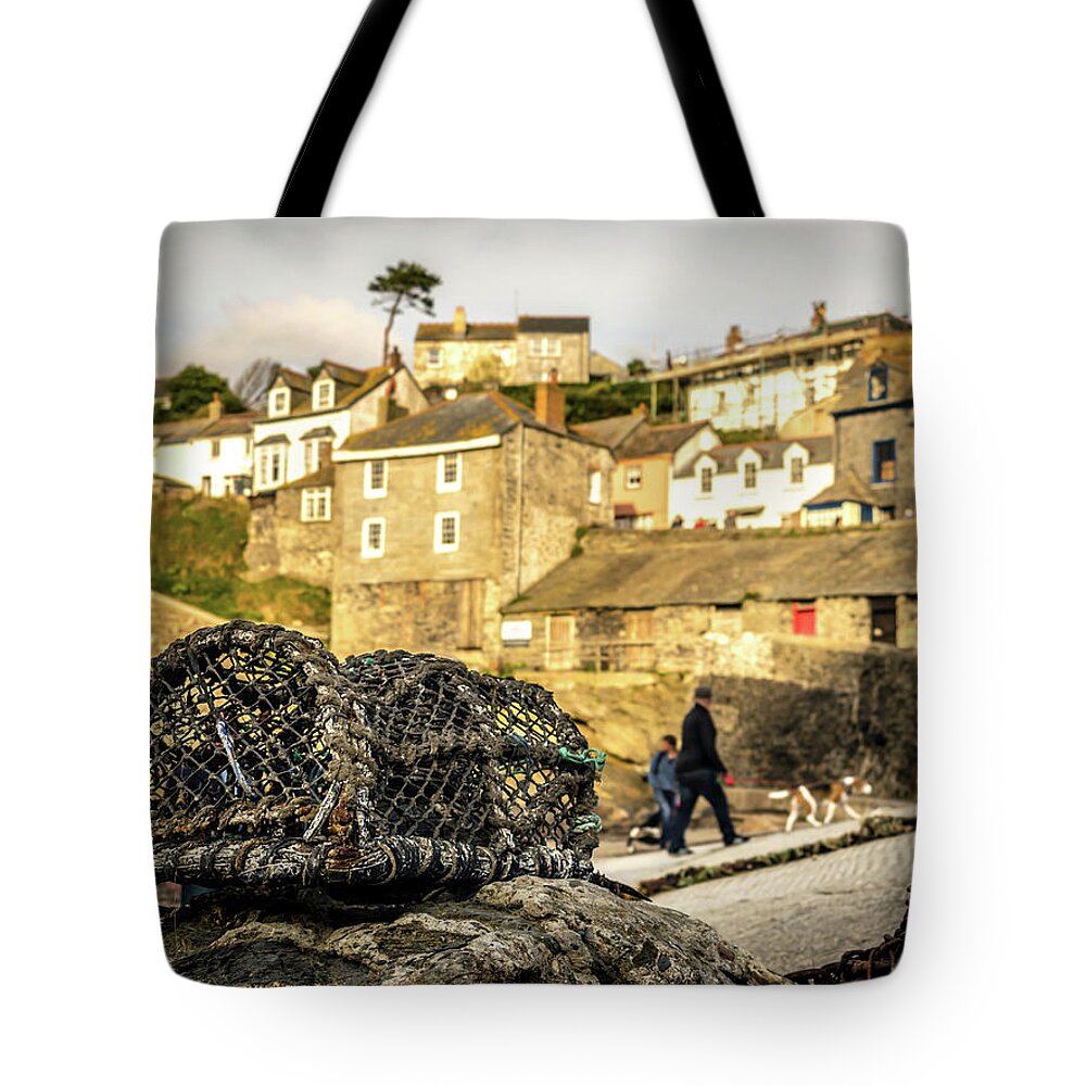 Lobster Pot Tote Bag featuring the photograph Old Lobster Pot by Nick Bywater