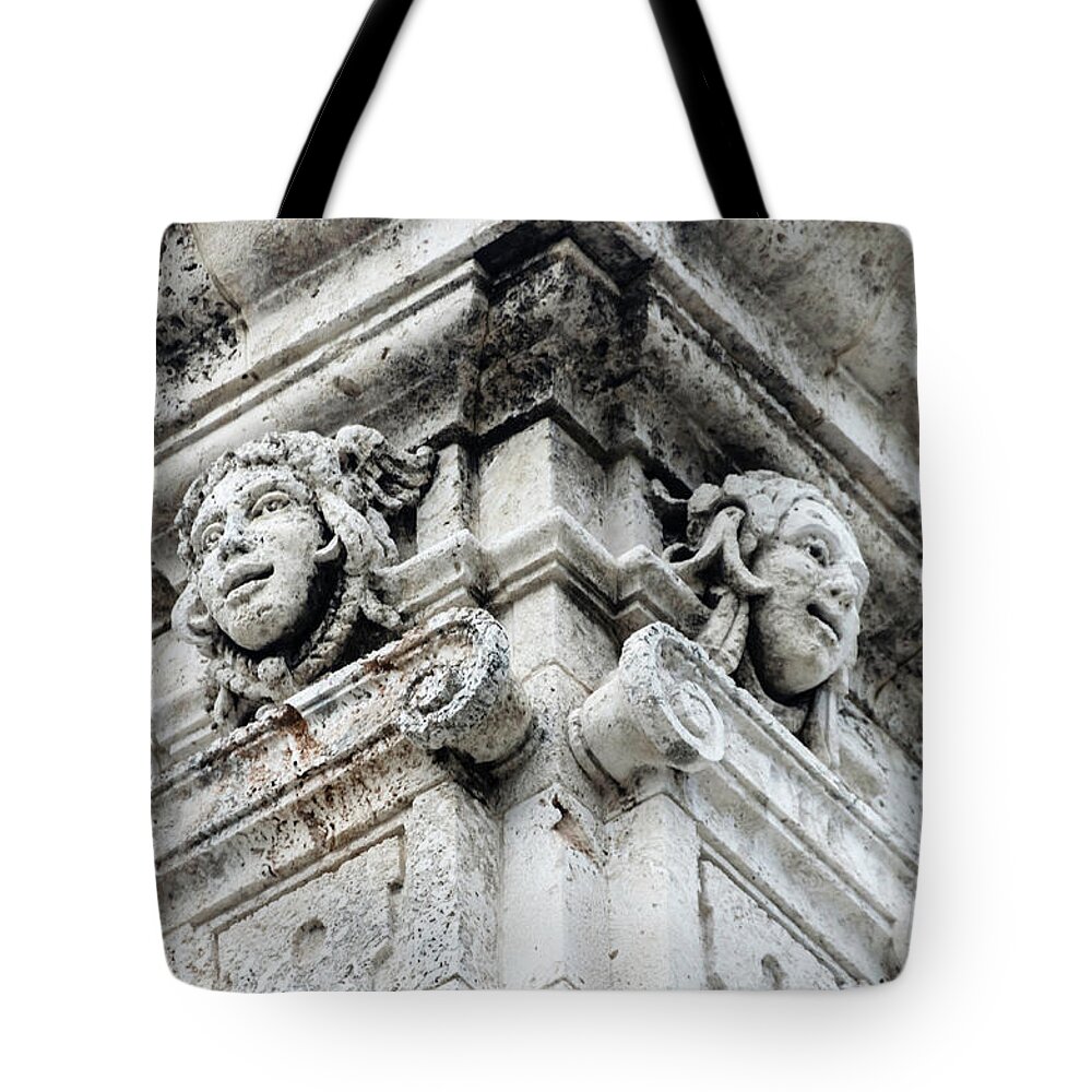 Miami Tote Bag featuring the photograph Old Miami Federal Courthouse Detail by Steven Richman