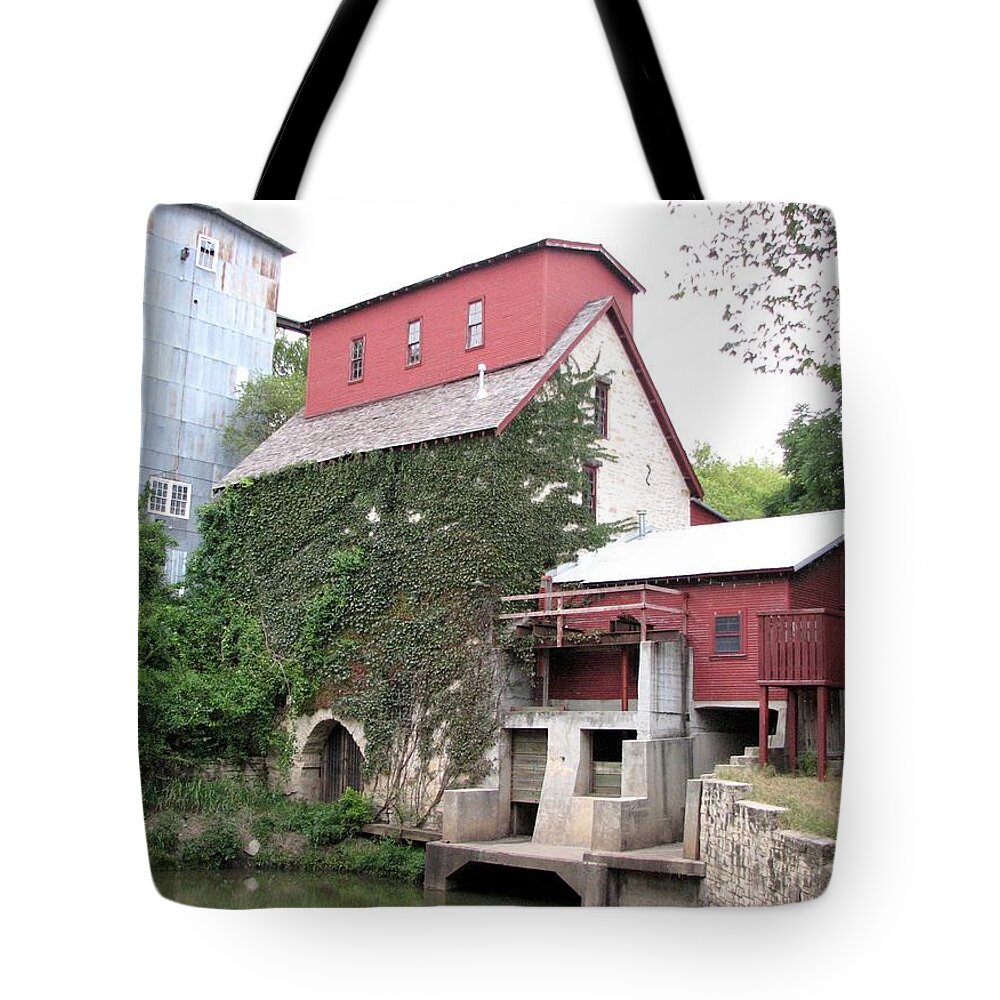 Oxford Tote Bag featuring the photograph Old Oxford Mill by Keith Stokes