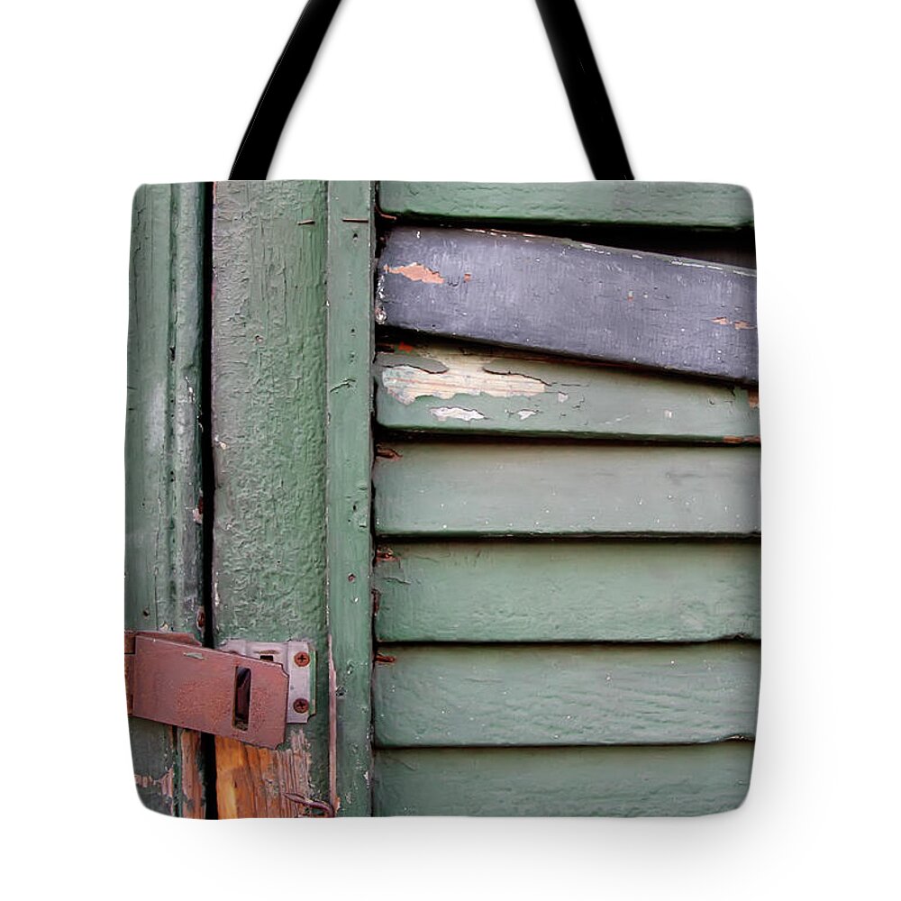 New Orleans Tote Bag featuring the photograph Old Shutters French Quarter by KG Thienemann
