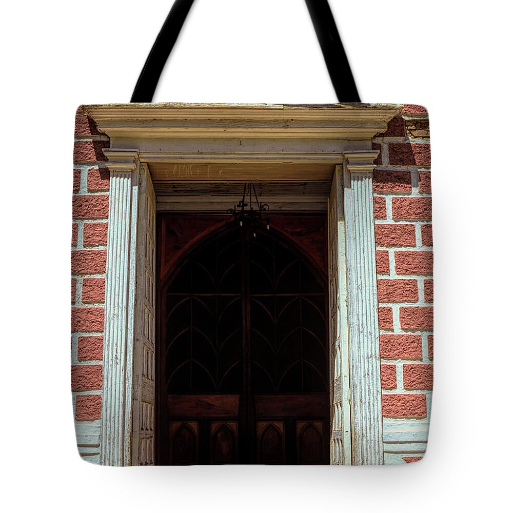Church Tote Bag featuring the photograph Old Town Church - Montegrande - Elqui Valley, Chile by Maria Angelica Maira