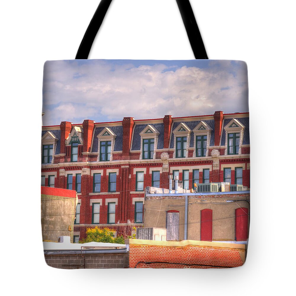 America Tote Bag featuring the photograph Old Town Wichita Kansas by Juli Scalzi