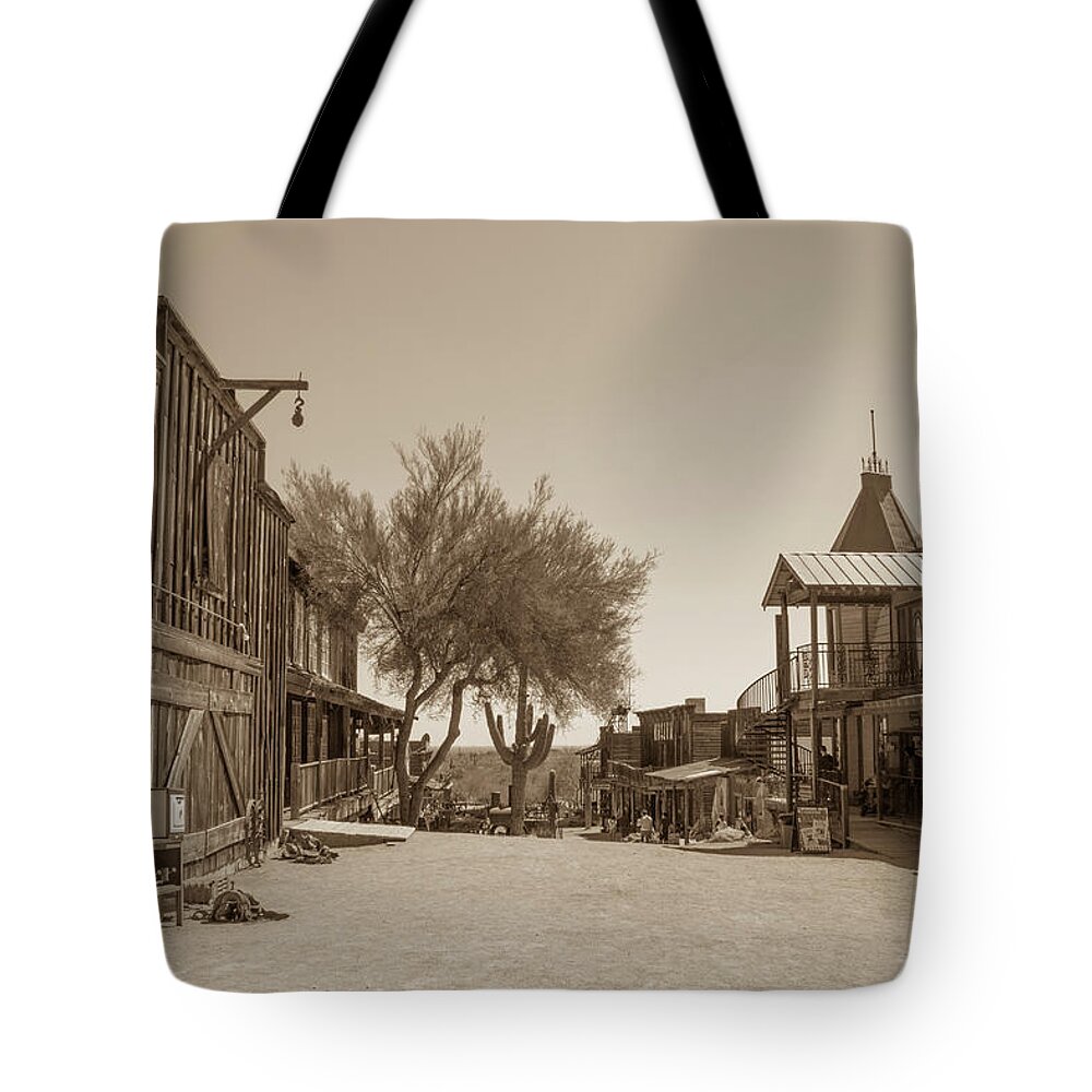 Western Tote Bag featuring the photograph Old West 4 by Darrell Foster