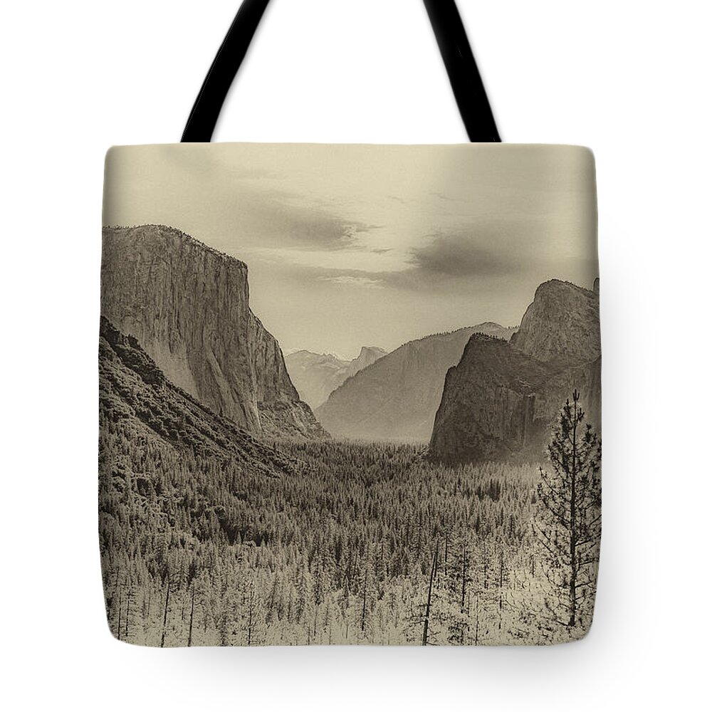 Yosemite Tote Bag featuring the photograph Old Yosemite by Phil Abrams