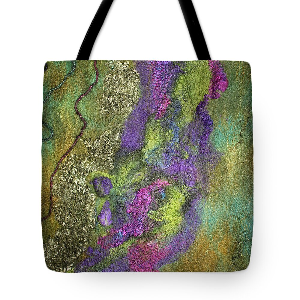 Russian Artists New Wave Tote Bag featuring the photograph Olive Garden with Lavender by Marina Shkolnik