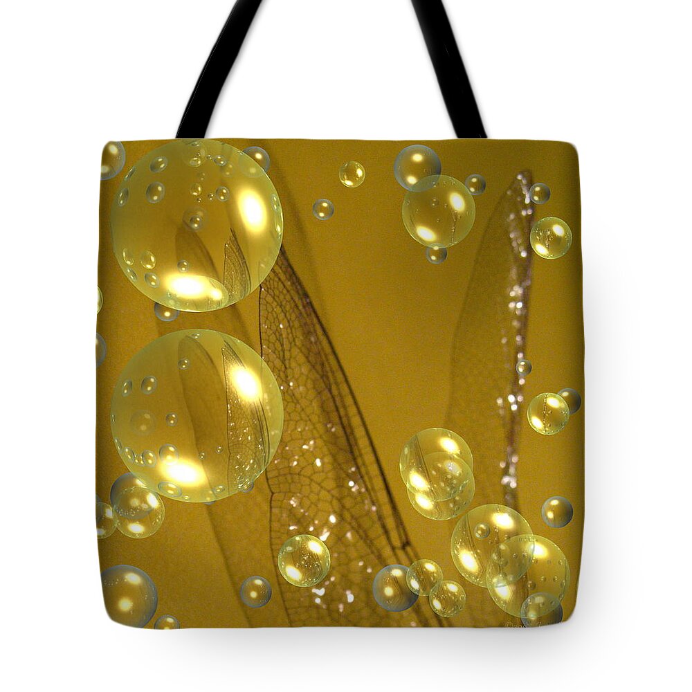 Angel's Wings Tote Bag featuring the photograph On Angel's Wings by Joyce Dickens