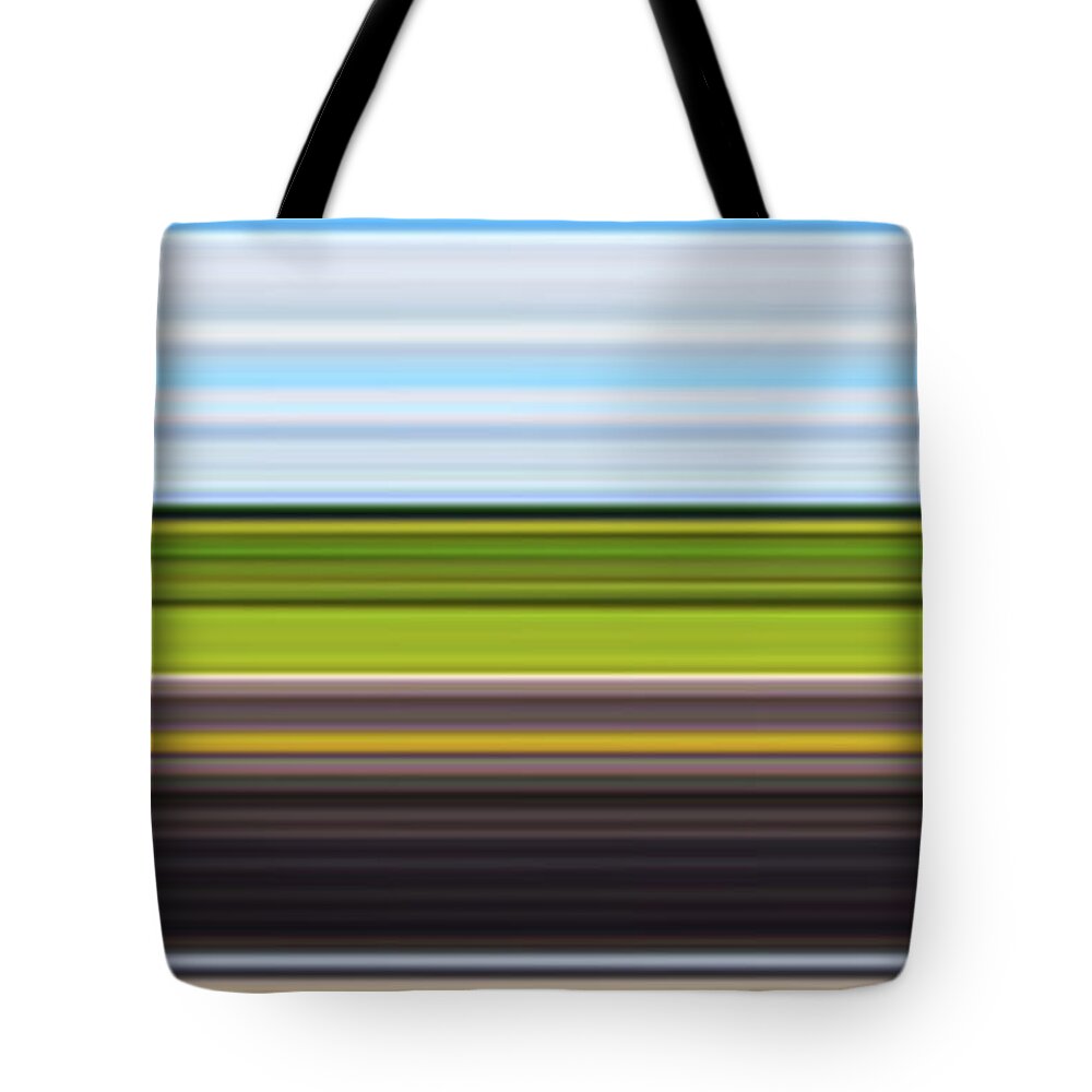 Road Tote Bag featuring the painting On Road III by Gianni Sarcone