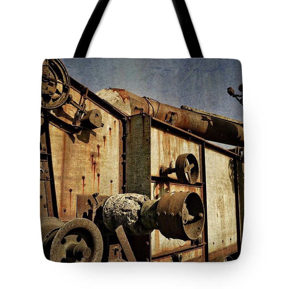 Retro Tote Bag featuring the photograph On the Farm 2.0 by Michelle Calkins