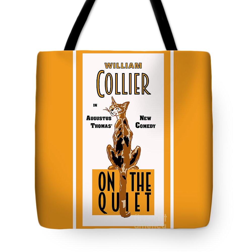  Tote Bag featuring the drawing On the Quiet by Heidi De Leeuw