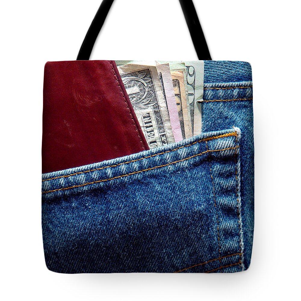 Wallet Tote Bag featuring the photograph On the Town by Olivier Le Queinec
