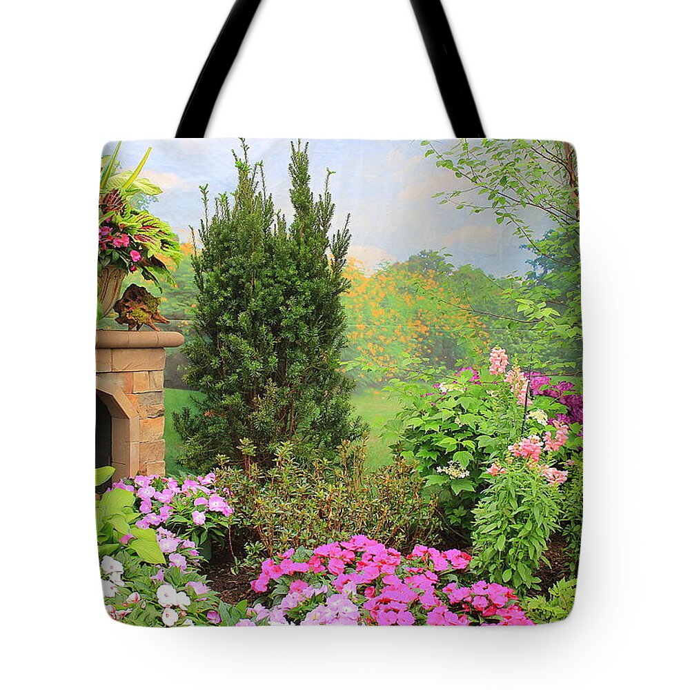 Pink Tote Bag featuring the photograph Once Upon a Spring Day by Dora Sofia Caputo