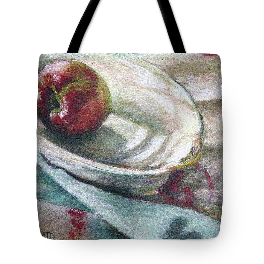 Still Life Tote Bag featuring the pastel One A Day by Diana Colgate
