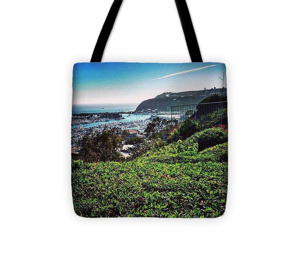  Tote Bag featuring the photograph One Fine Sunday In Dana Point by Sandie Dixon Watkins