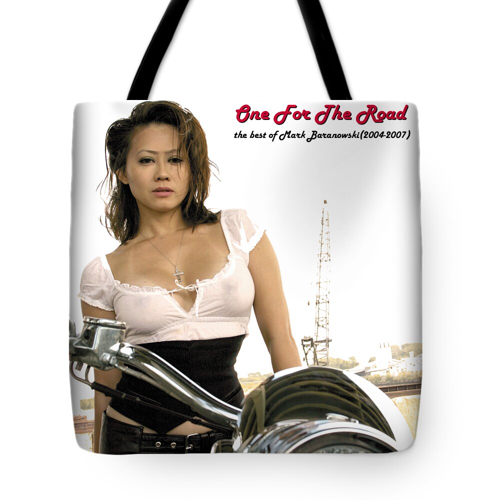 Music Tote Bag featuring the digital art One for the Road by Mark Baranowski
