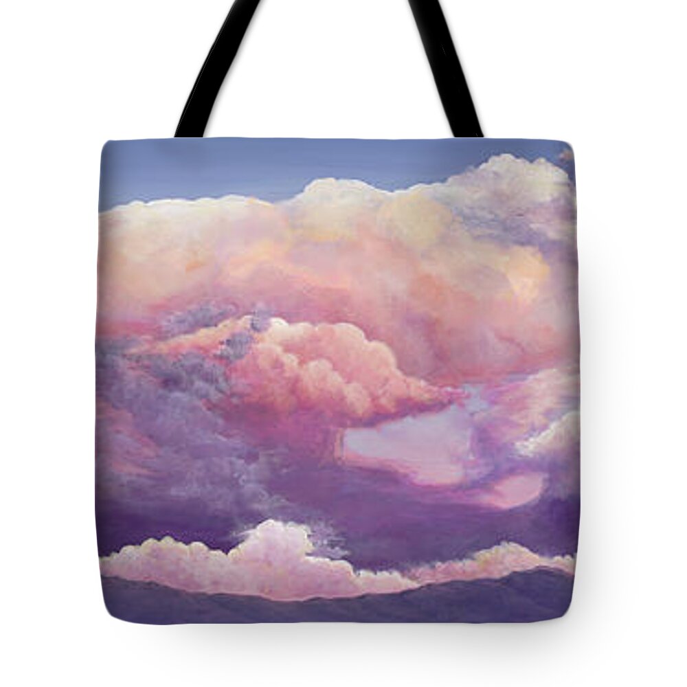 Sunset Tote Bag featuring the painting One in a Million by Elisabeth Sullivan