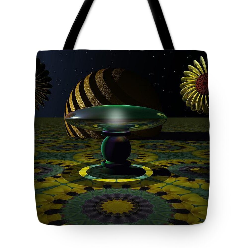 Bryce Tote Bag featuring the digital art One Last Dream Before Dawn by Lyle Hatch