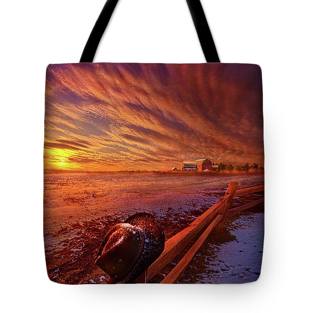 Mood Tote Bag featuring the photograph Only This Moment In Between Before And After by Phil Koch
