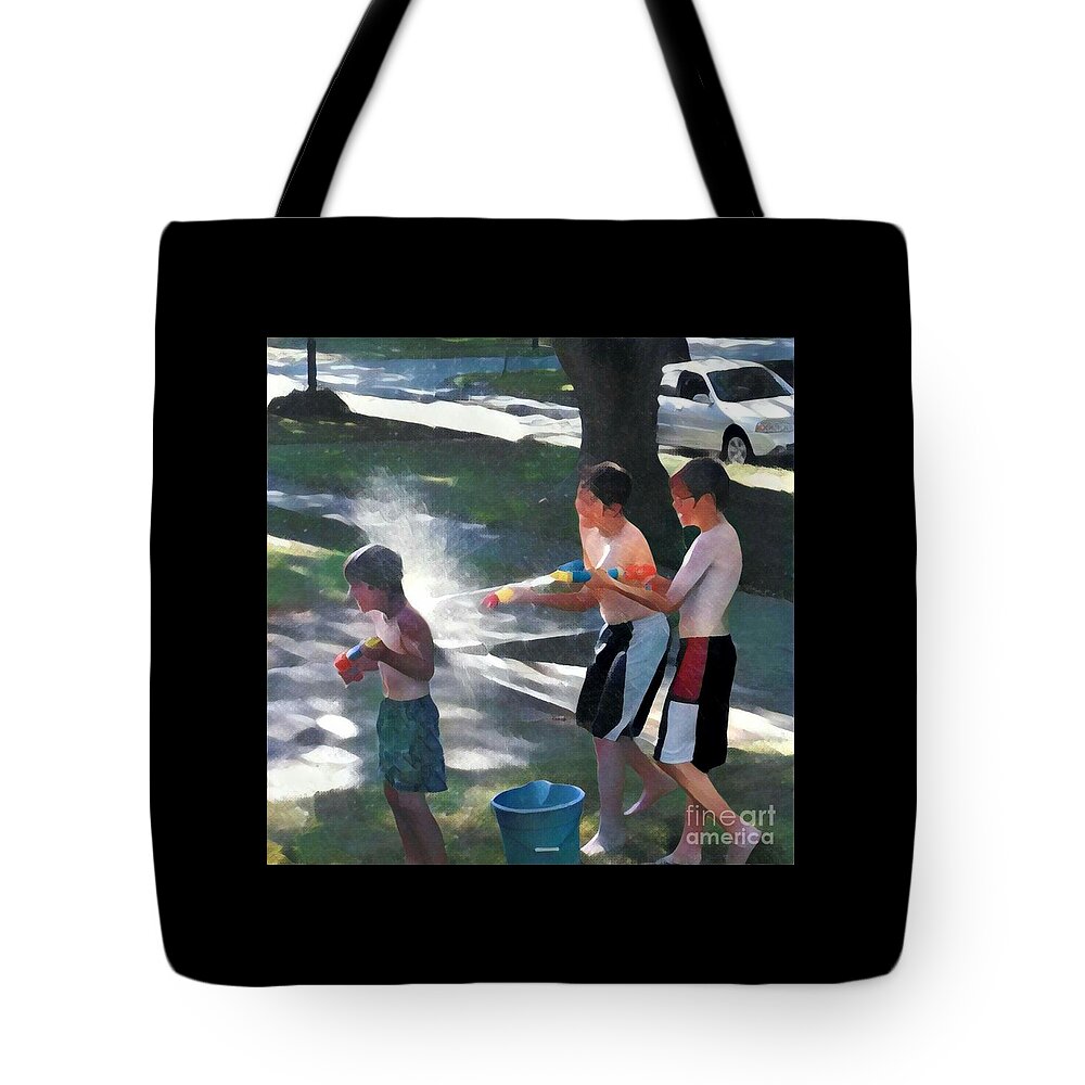 Kids Tote Bag featuring the photograph Open Fire by Jodie Marie Anne Richardson Traugott     aka jm-ART