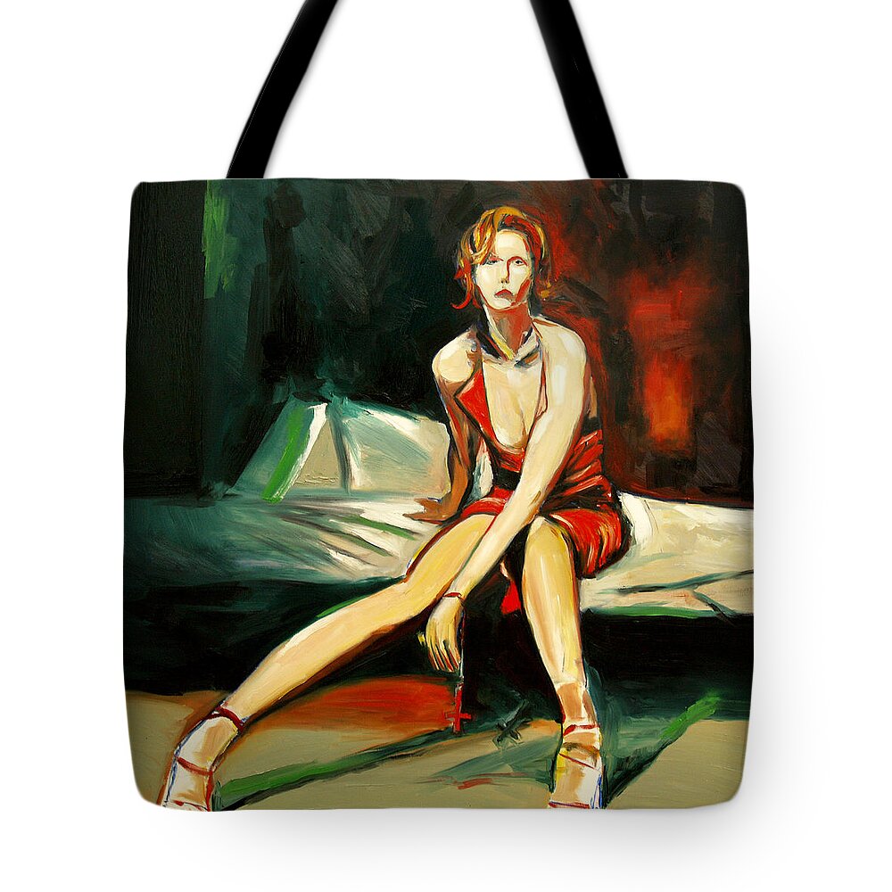  Tote Bag featuring the painting Open Heart Surgery by John Gholson