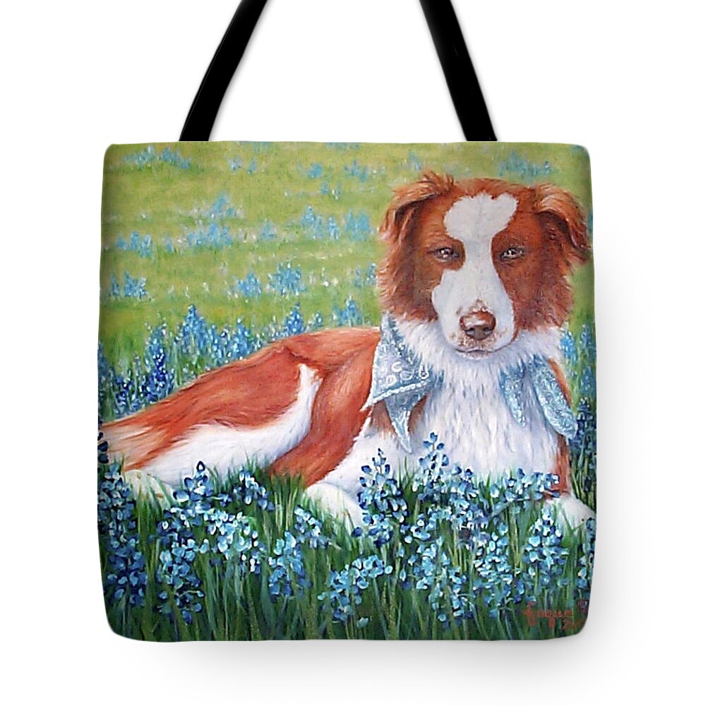 Fuqua Gallery-bev-artwork Tote Bag featuring the painting Opie by Beverly Fuqua