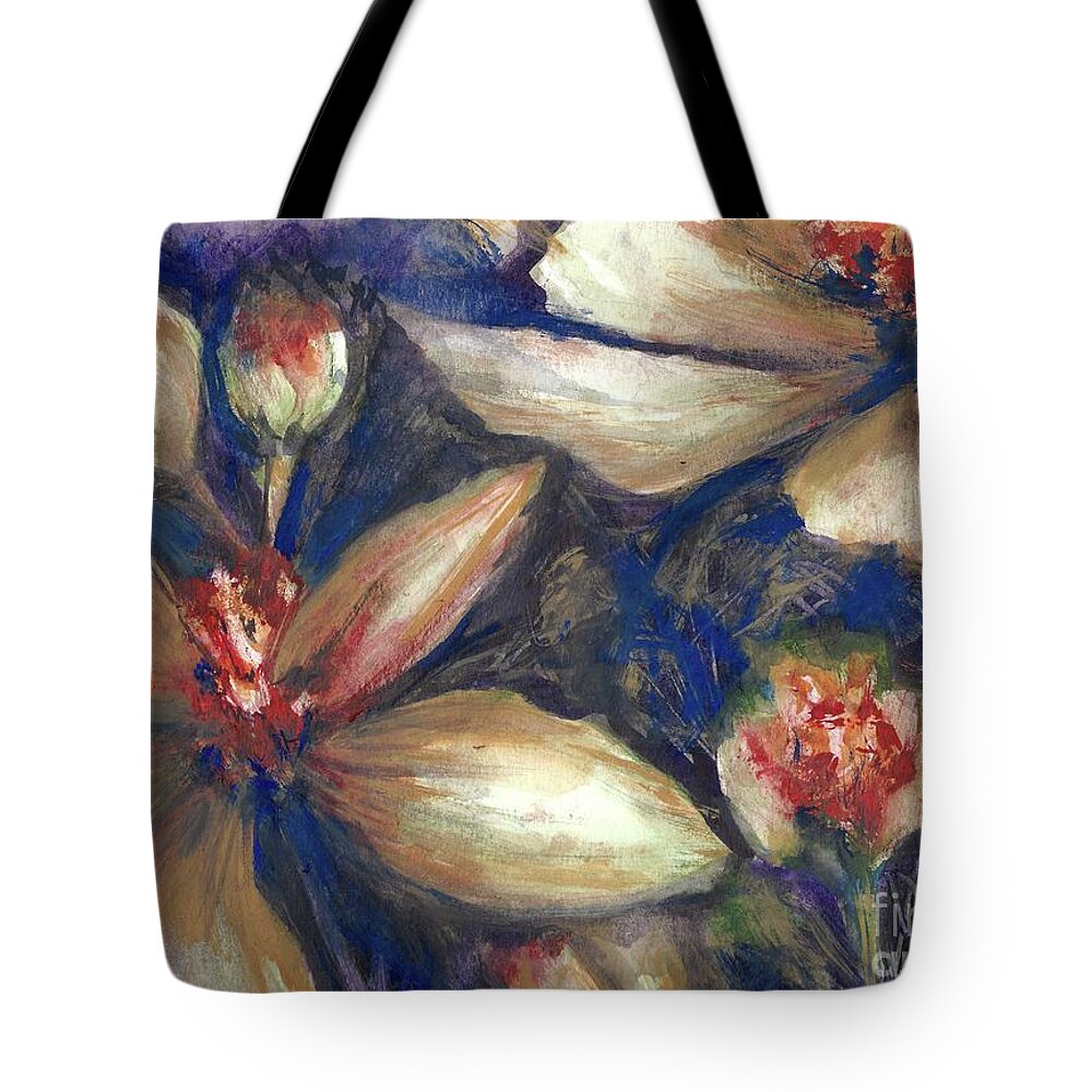#creativemother Tote Bag featuring the painting Orange is the new hope by Francelle Theriot
