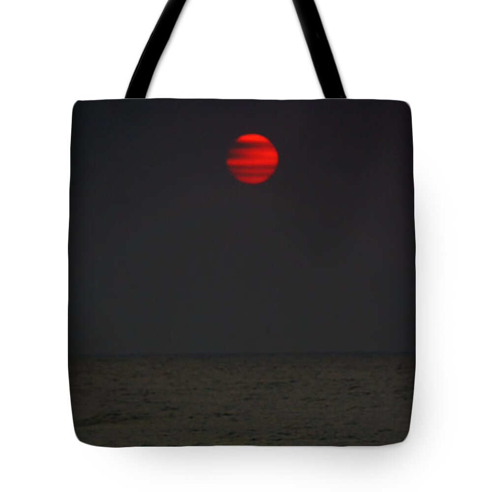 Sunrise Tote Bag featuring the photograph Orange Onyx Sunrise by Lawrence S Richardson Jr