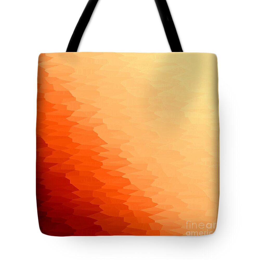 Orange Texture Ombre Tote Bag by Johari Smith - Pixels