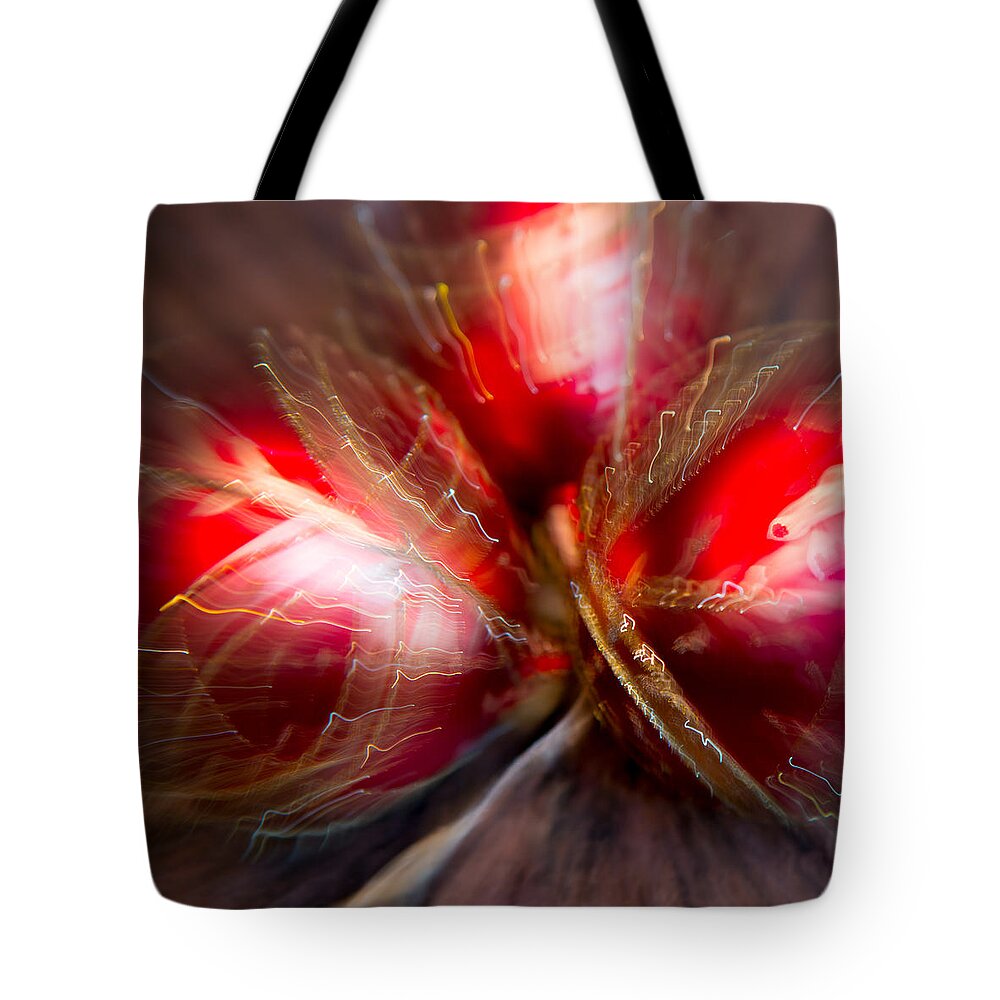 Ornaments Tote Bag featuring the photograph Ornament Abstract 2 by Rebecca Cozart