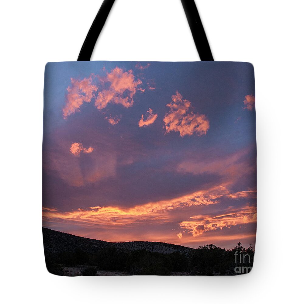 Natanson Tote Bag featuring the photograph Ortiz Sunset by Steven Natanson