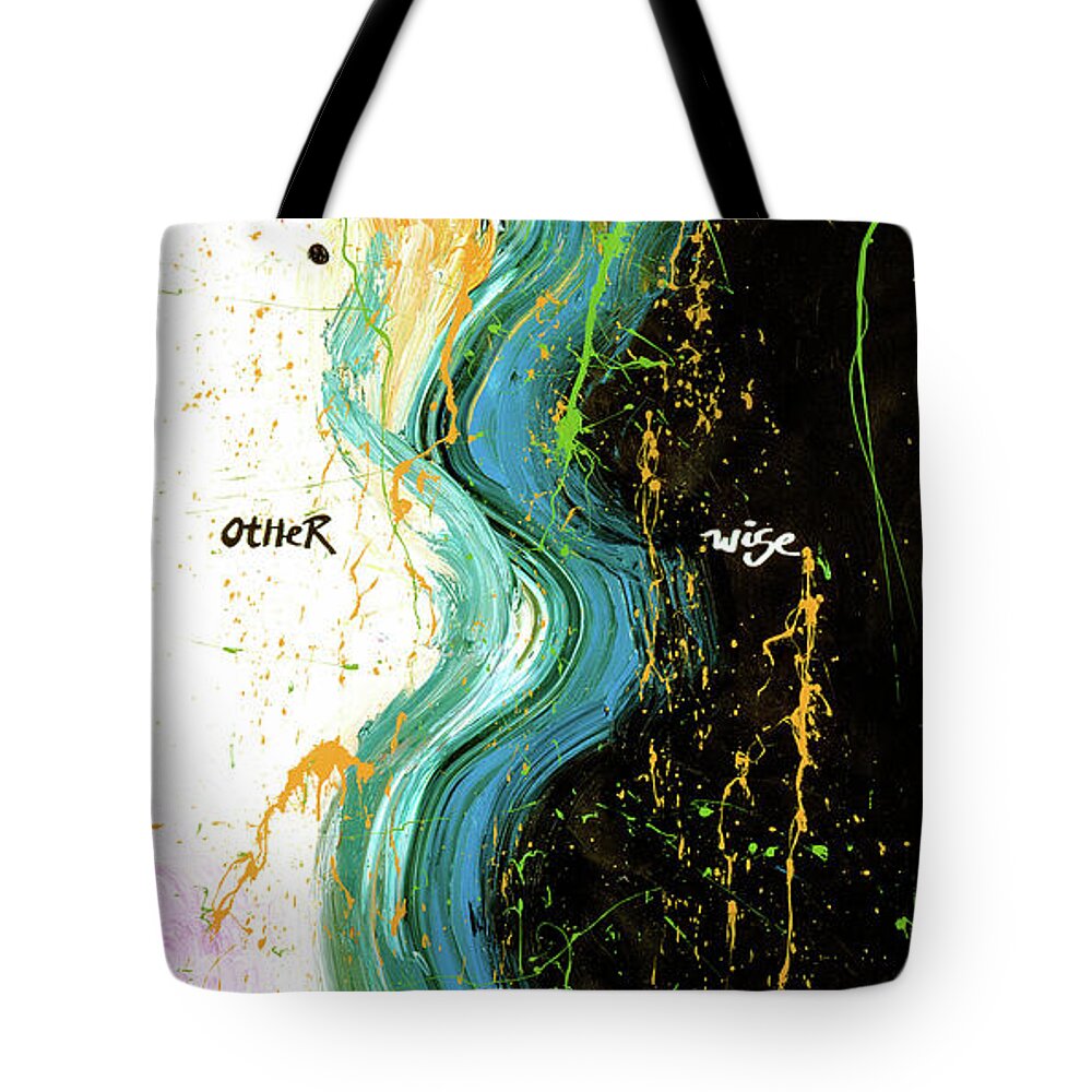 Art Tote Bag featuring the digital art Other Wise by Dar Freeland