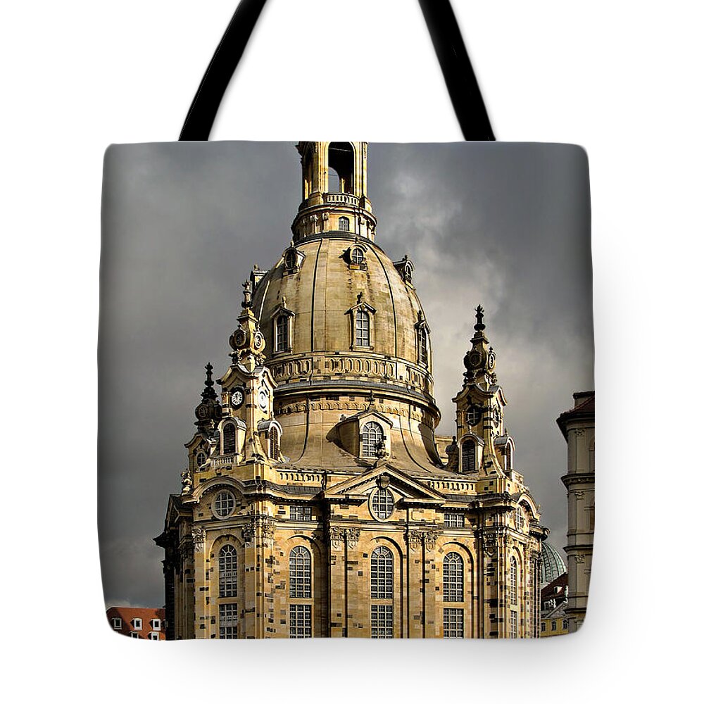Lutheran Tote Bag featuring the photograph Our Lady's Church of Dresden by Alexandra Till