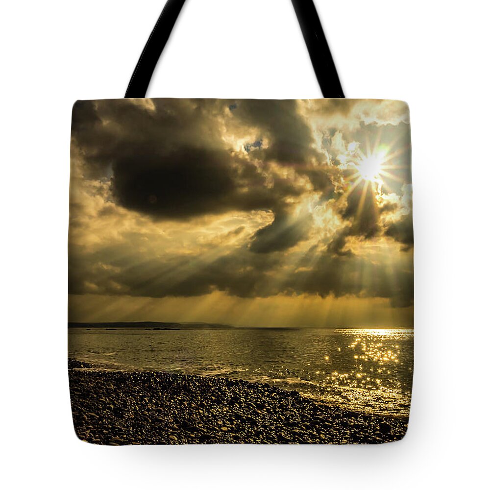 Seascape Tote Bag featuring the photograph Our Star by Nick Bywater